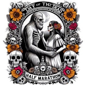 Day of the Dead Half Marathon logo