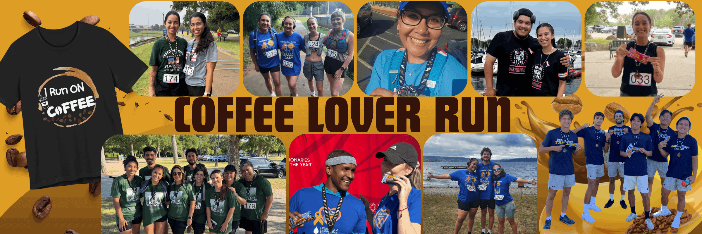 Coffee Lovers Run banner