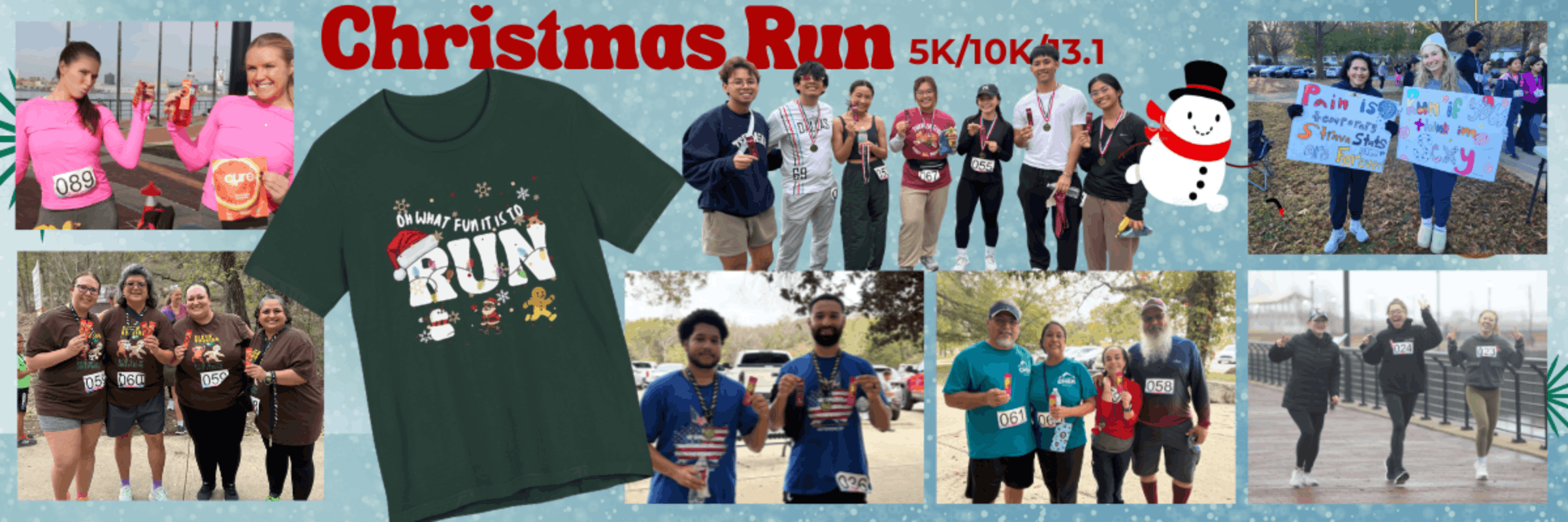 A Merry Christmas Run banner