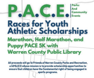 P.A.C.E. Marathon and Half Marathon logo